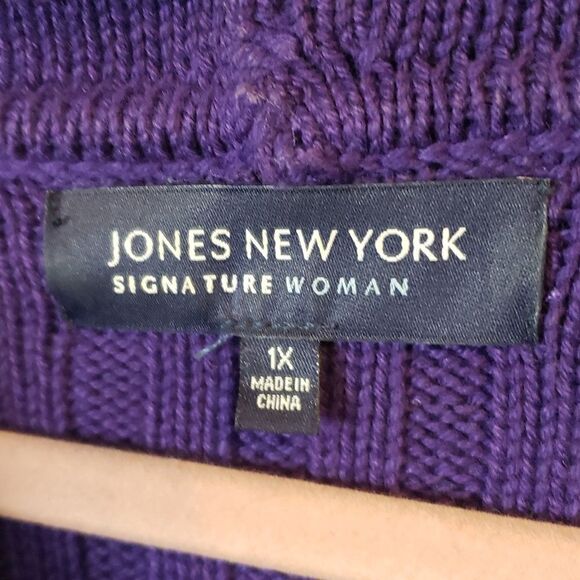 Jones New York Purple Sweater - Picture 2 of 7